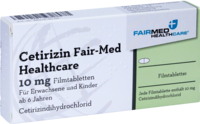 CETIRIZIN Fair-Med Healthcare 10 mg Filmtabletten