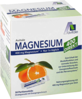 MAGNESIUM 400 direkt Orange Portionssticks